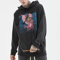 

Fashion Streetwear Solid Color Hip Hop Man Pullover Sweatshirt Custom Printed Hoodie