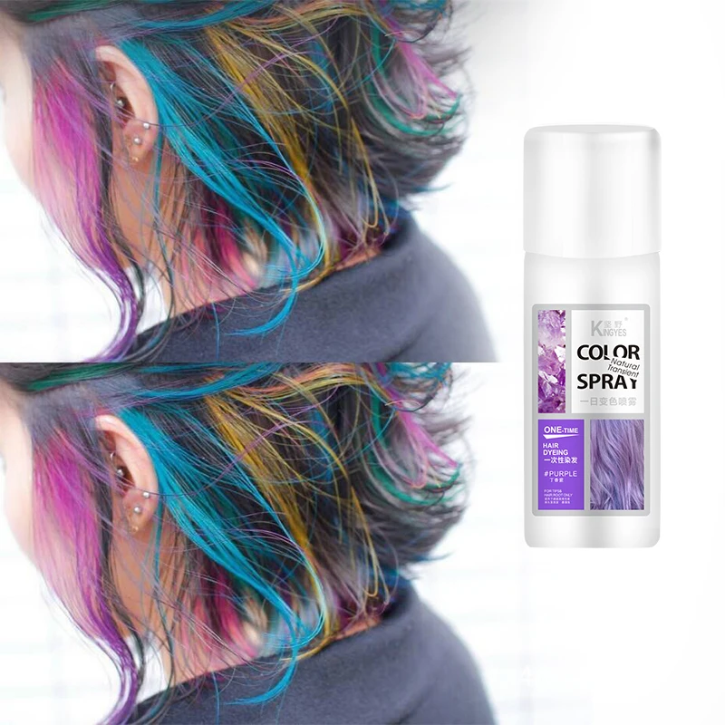 Wholesale 60ml Temporary Professional Organic Colour Hair Spray