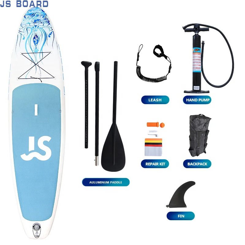 

High Quality Inflatable surf SUP Stand Up Paddle Board inflatable paddle board soft board surf paddle surf, White