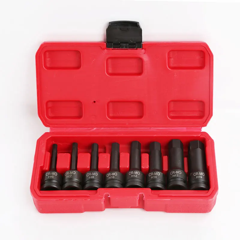 

Local stock in America! Winmax 8pcs 1/2" Impact Hex Deep Impact Socket Set