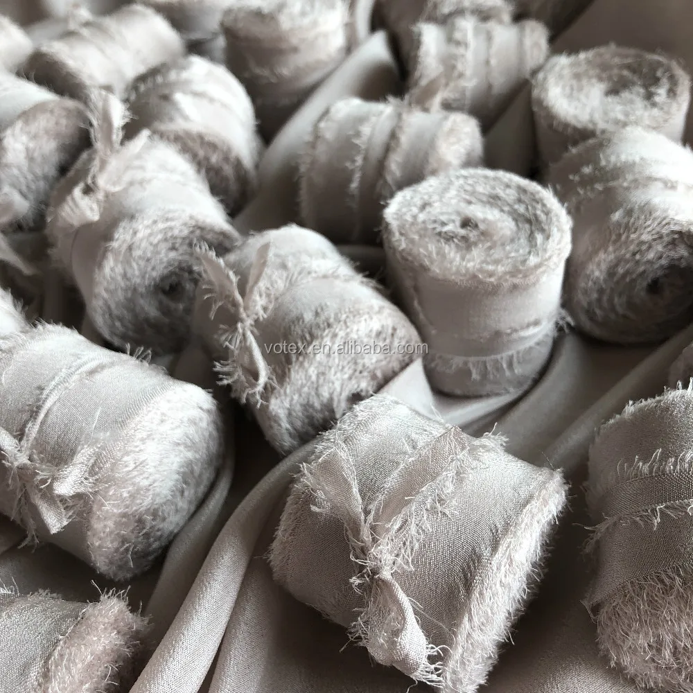 2inch 50mm 100silk Ribbon Rough Edge For Gift Packing Weddingbridal