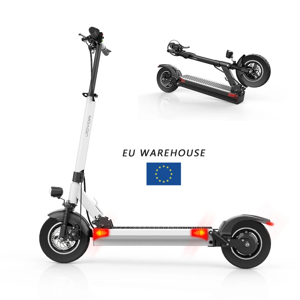 

Fast delivery JOYOR Y6-S 48v18ah EU warehouse long range 10 Inch Electric Scooter Foldable 500W cheap adult electric scooters