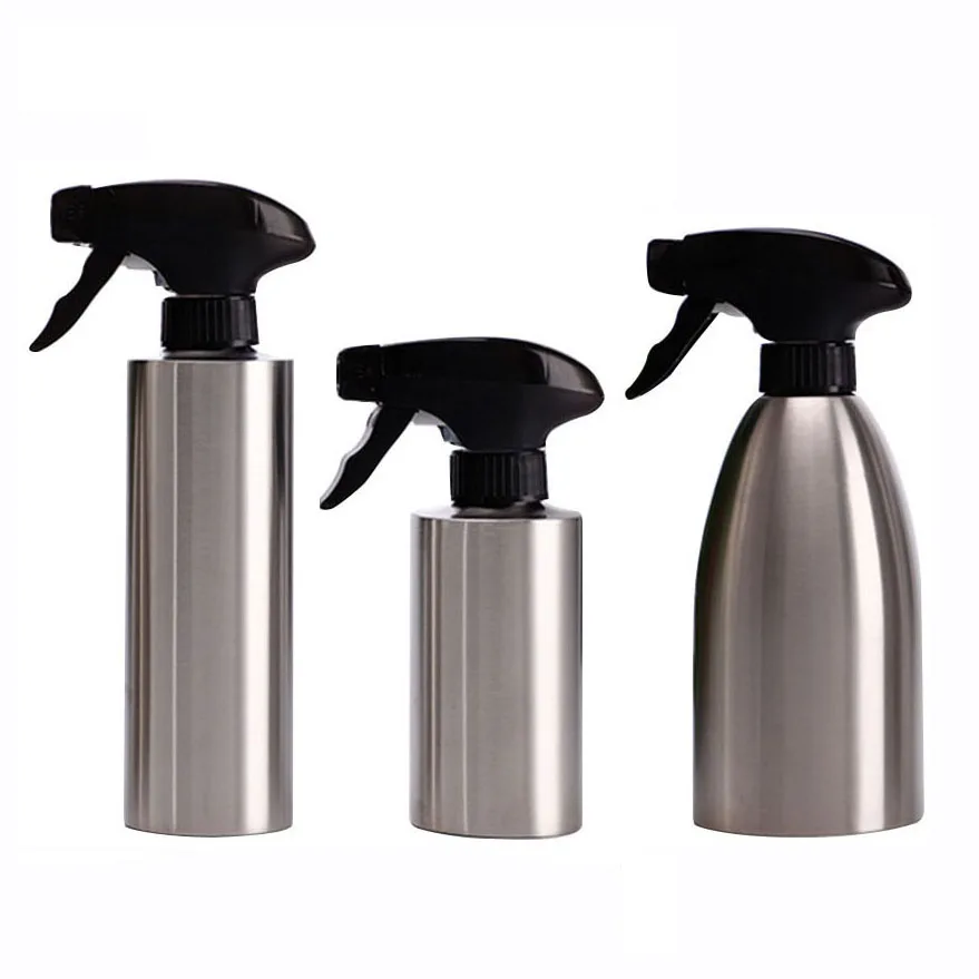 

304 Stainless Steel Kitchen Sprayer BBQ Tools Salad BBQ Baking Olive Oil Spray Bottle Oil Vinegar Spray Bottles, Customized color