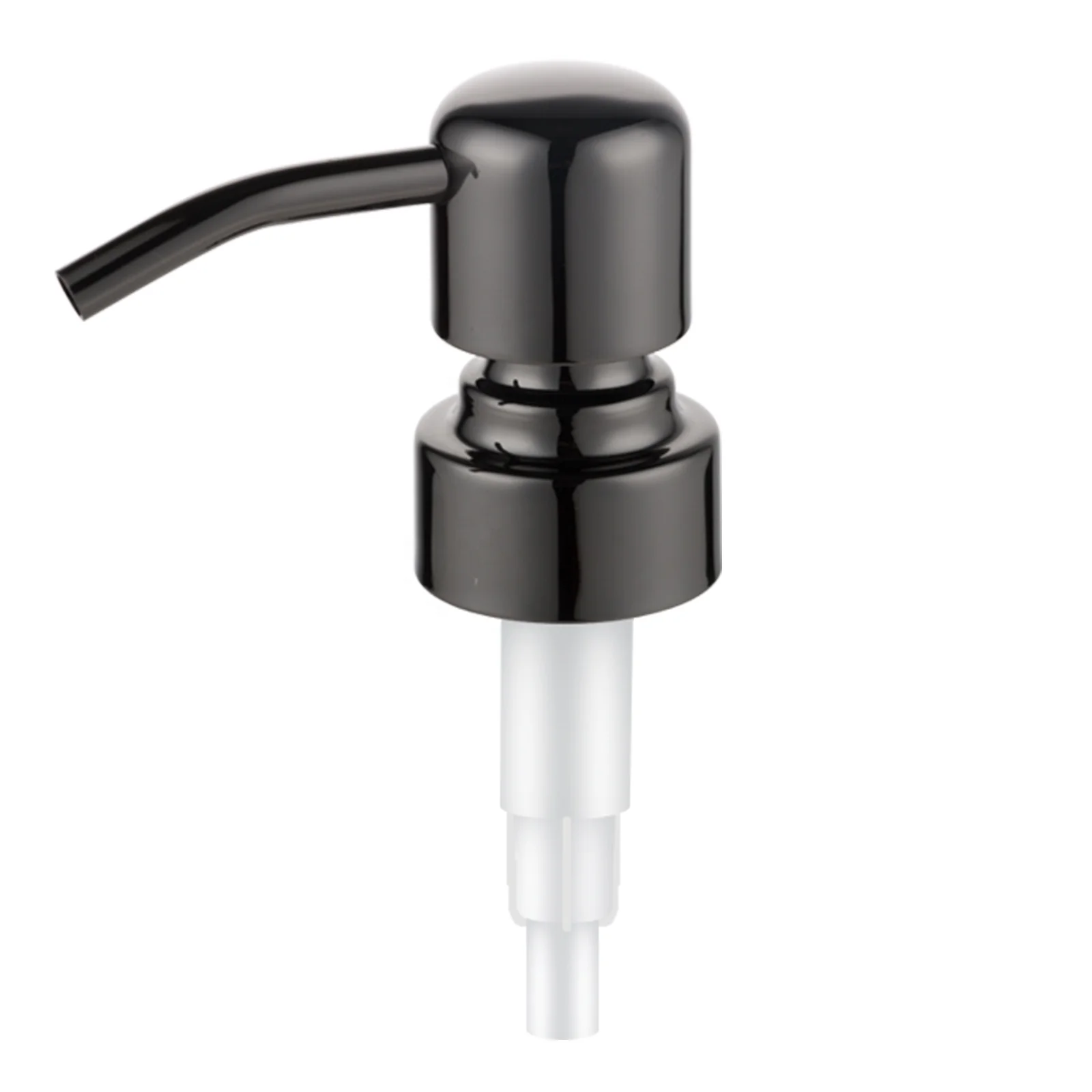 Customized 250ml Wide Tube Lotion Bottle Soap Pump Stainless Steel Dispenser Bottle Stopper Hand Wash Pump Glass Manufacturer