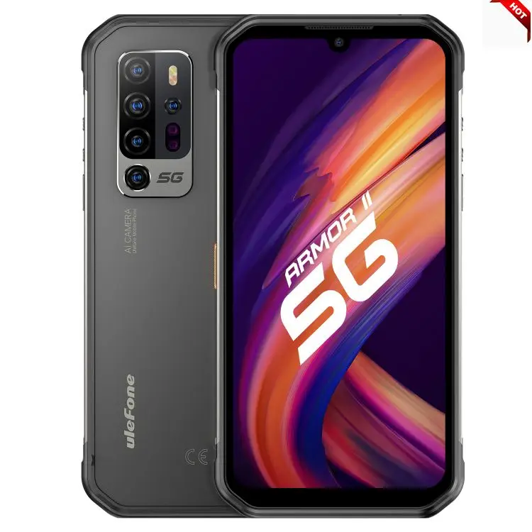 

Ulefone Armor 11 5G Rugged Phone IR Night vision 8GB+256GB 5200mAh 6.1 inch Android 10.0 MTK Dimensity 800 Octa Core smartphone