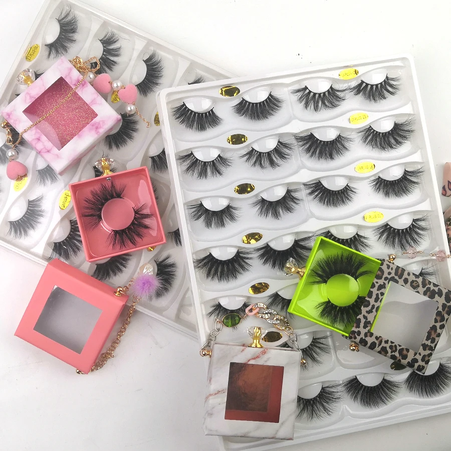 

Manufacturer Sales Professional Fast Shipping Fluffy Lashes 3d Full Strip Mink 25mm Eyelashes