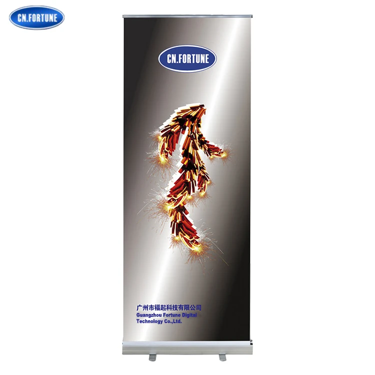 2021 Slim Base Aluminum Banner Stand Roll Up Stand For Advertising