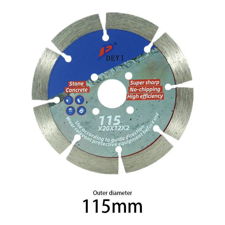 

Tacar 115mm 4.5 Inch Diamond Saw Blade Dry Cutting Disc for Stone Concrete Brick Granite