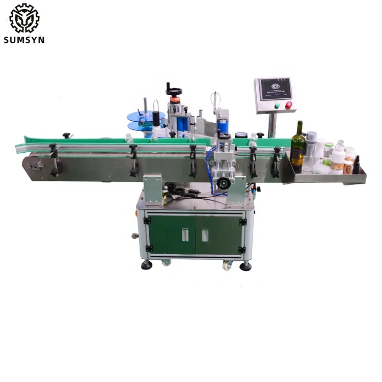 
Automatic round bottle labeling machine for glass plastic bottle tin jars cans 