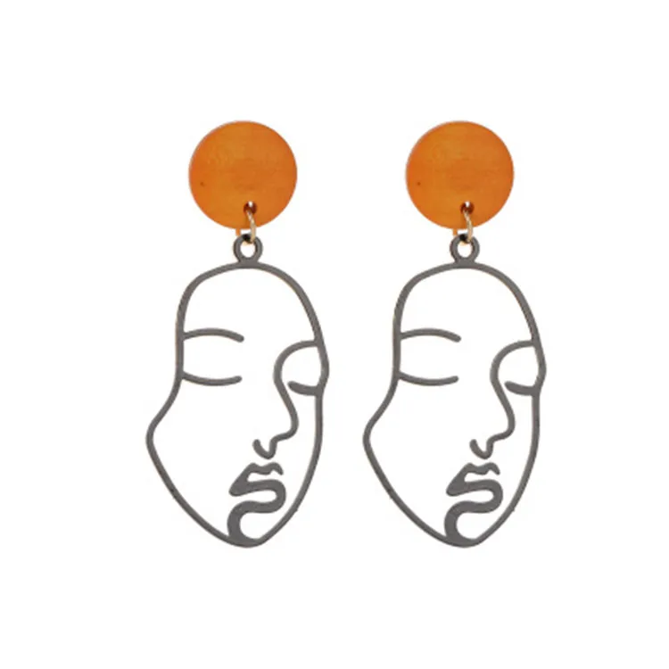 

Fashion Earrings Trend 2020 Face Earrings Statement Sutd Earrings Women Jewelry, Picture