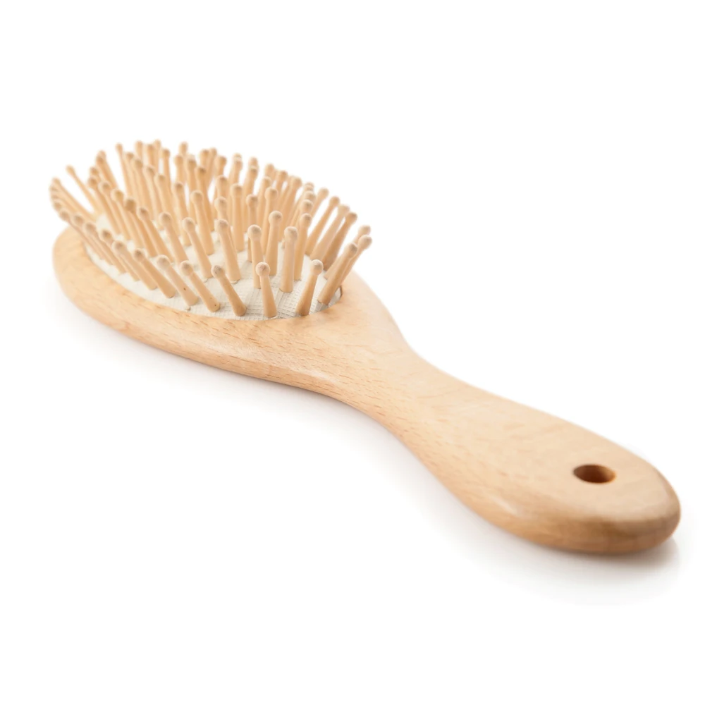

Wholesale Natural Wood Handle And Bristle Hair Comb, Natural wood color