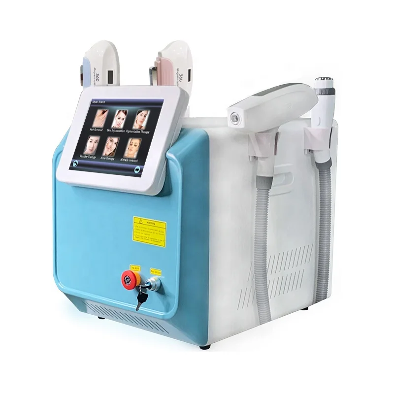 

CE Proved 4 handles RF ND-YAG 360 Magneto Optic IPL OPT SHR DPL Hair Removal Laser Tattoo Removal Machine