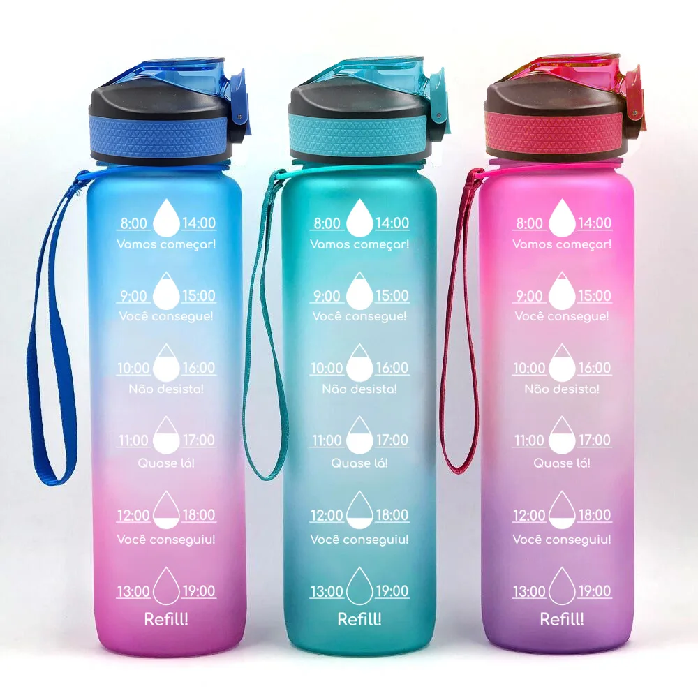 

1L large capacity water bottle bpa free custom portable sports hot-selling, Mixed