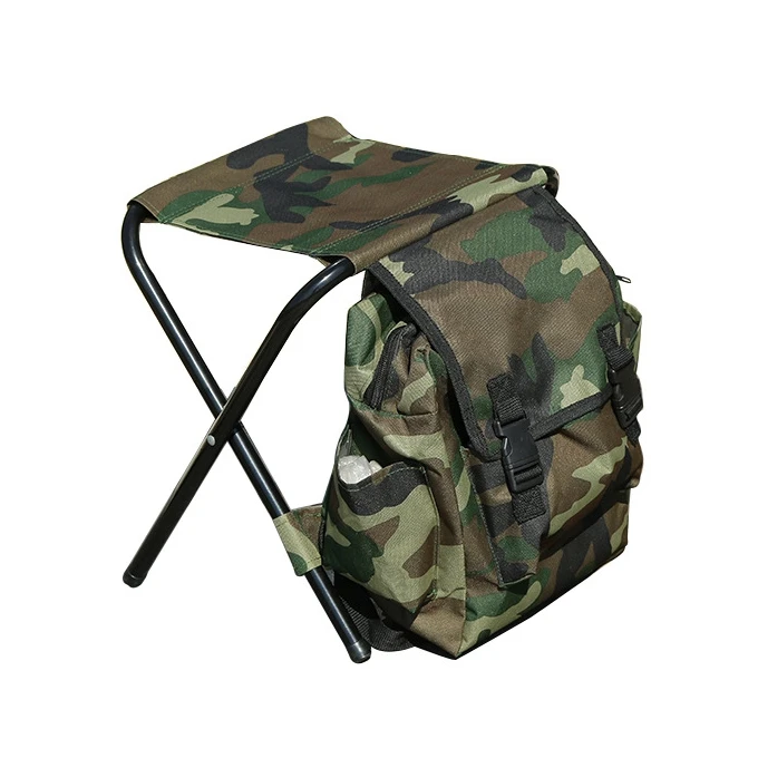 

Dropshipping Light Weight Beach Camping Cheap Fishing Backpack With Folding Chair