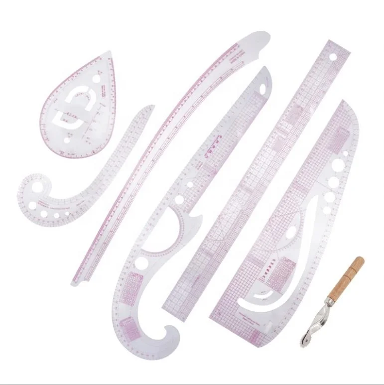 

7-piece garment cutting ruler Pattern making ruler Multifunctional drawing tool