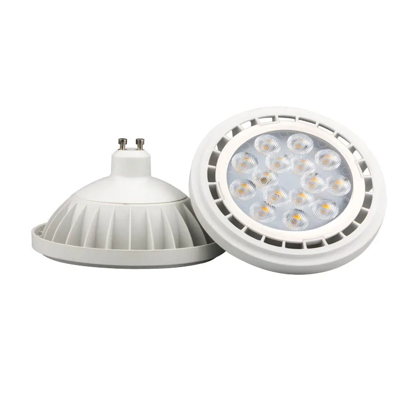 Fast Shipping Dimmable Spot Lamp Dia 111mm 12W LED Spotlight AR111 with GU53 Base