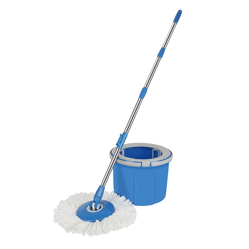 Self Squeeze Floor Cleaner Spin Magic Mop Single Mop Bucket Roller With 2 Refill