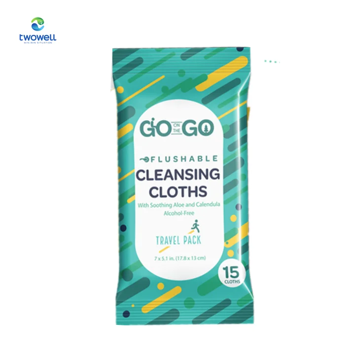 

New Arrival private label organic 100% biodegradable large toilet feminine wet wipes flushable wipes