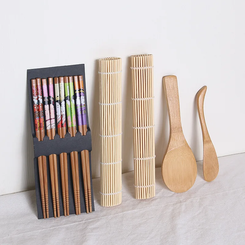 

Eco-friendly Bamboo Sushi Making Kit, Natural