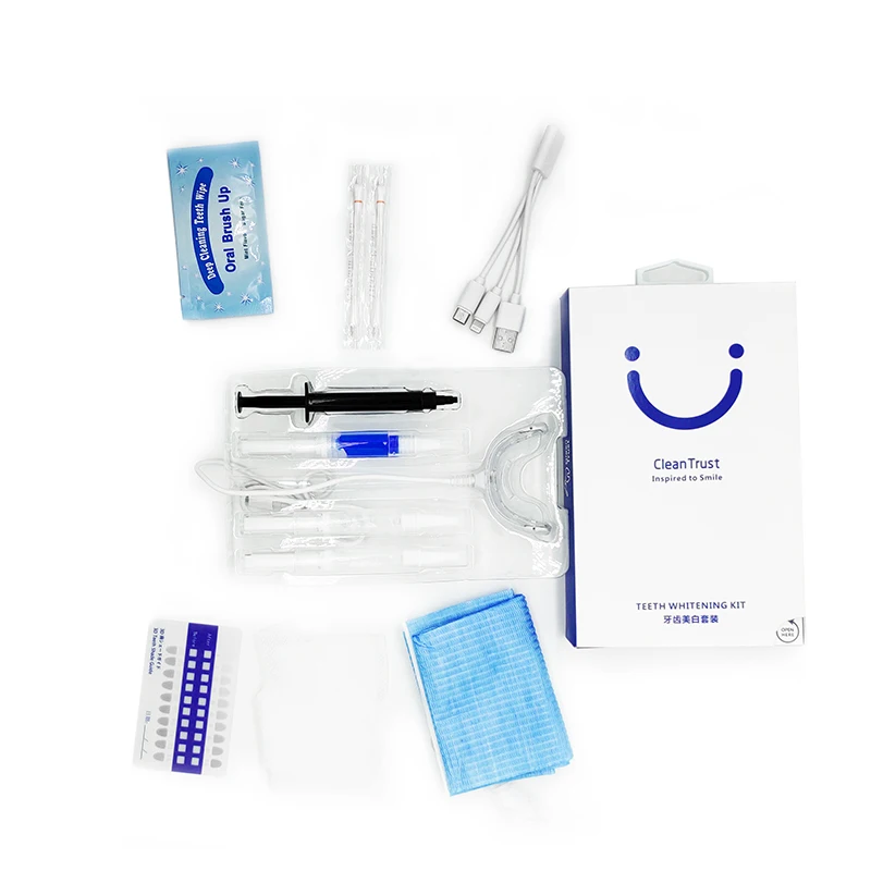 

Clean Trust New Free Sample Teeth Whitening Products For Dentist Kit Teeth Whitener light Accessories