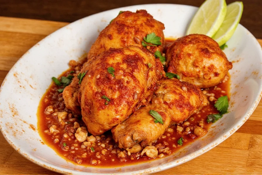 Various chicken dishes side by side
