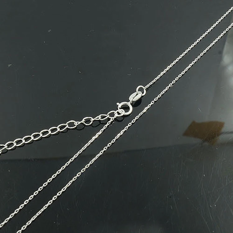 

JZSZ-025 Factory Direct Wholesale Fashion Jewelry 925 Sterling Silver Cable Chain for Pendant Necklace