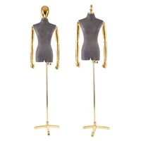 

Upper adjustable used half body dress form women mannequin with head