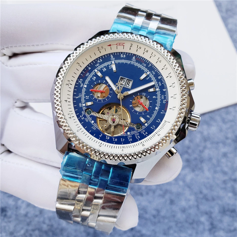 

XIYI3A Quality waterproof Sapphire Glass 316L Stainless Steel Automatic Men BR Wrist Watches