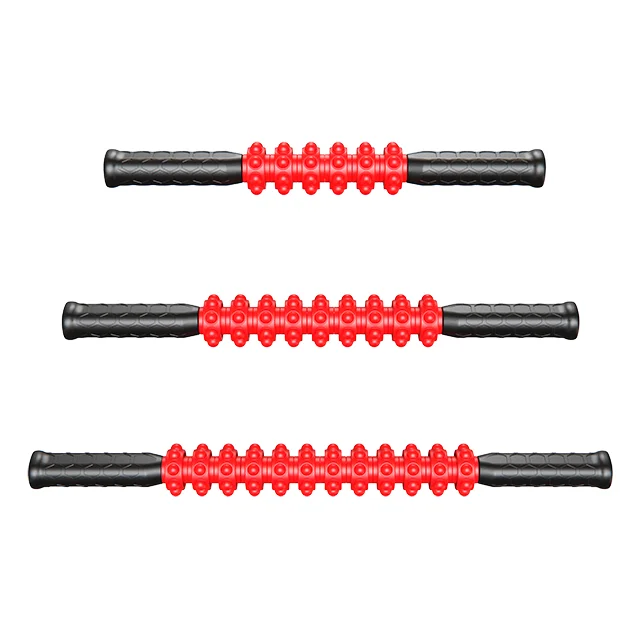 

Body Muscle Back Relax Tool Yoga Roller and Massage Stick with Point Spiky Ball massgae roller Muscle relaxing Roller, Customized color