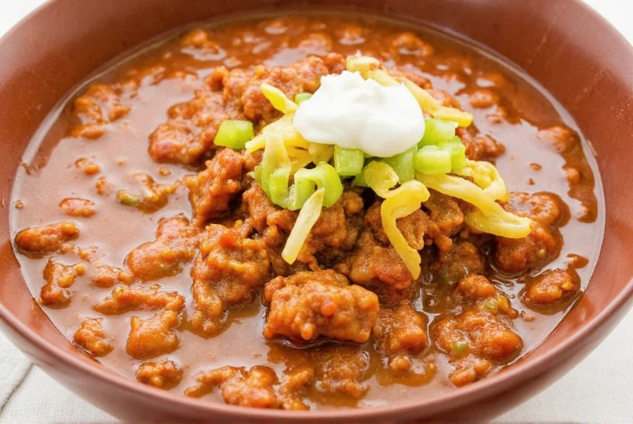 Healthy Ground Turkey Chili Recipe - Ready in 30 Minutes