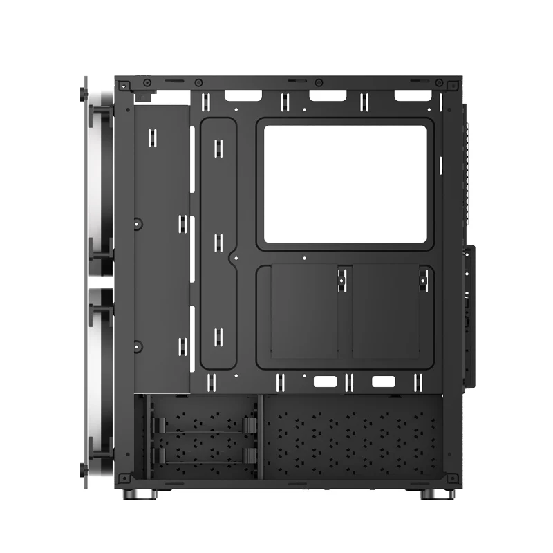 Moon Rgb Computer Case Atx Game Chassis Computer Case With 2 Glass And ...