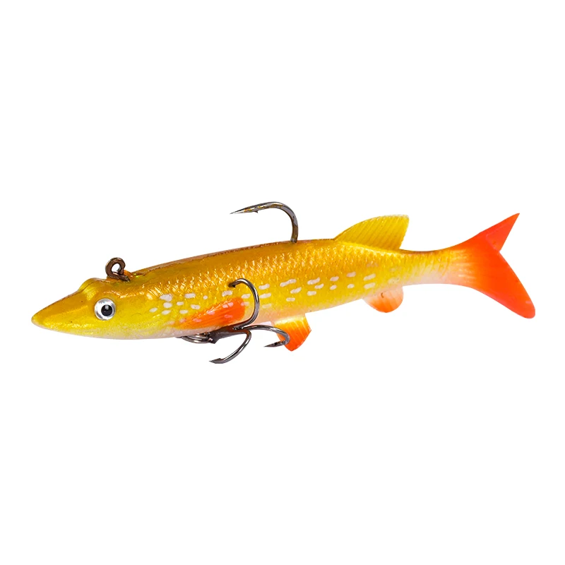 

Big Game Plastic Rubber Soft Fishing Baits lead head lure, As picture,one