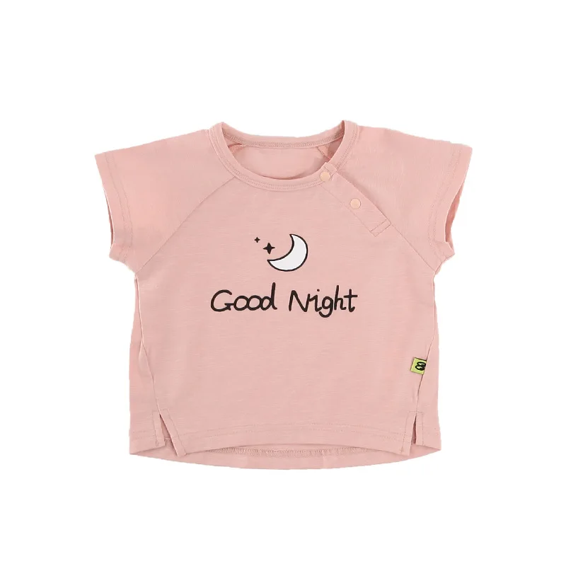 

Summer new stars and moon children's T-shirt short sleeves