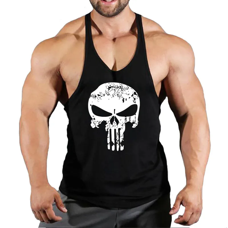 

Fitness Clothing Bodybuilding Shirt Men Tank Top for Fitness Sleeveless Sweatshirt Gym T-shirts Suspenders Man Men's Vest