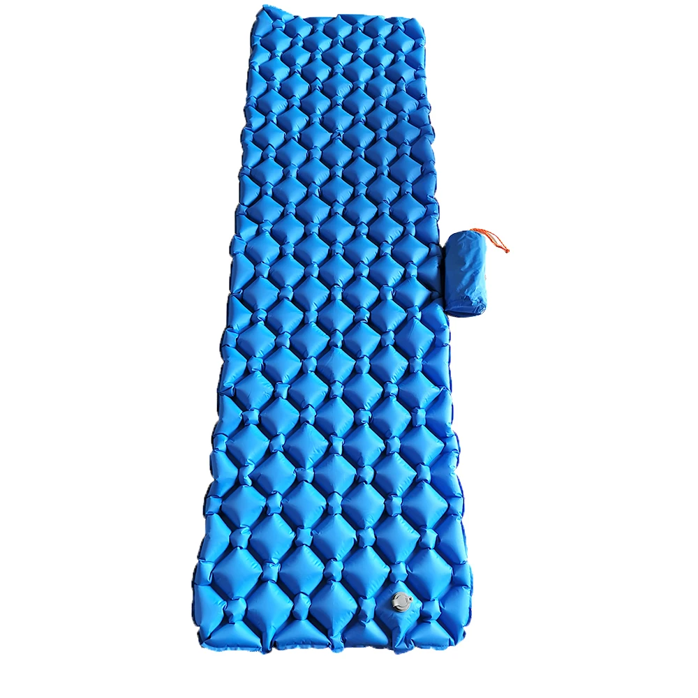 

40D nylon+TPU  486g outdoor inflatable sleeping pad inflatable, Customized color