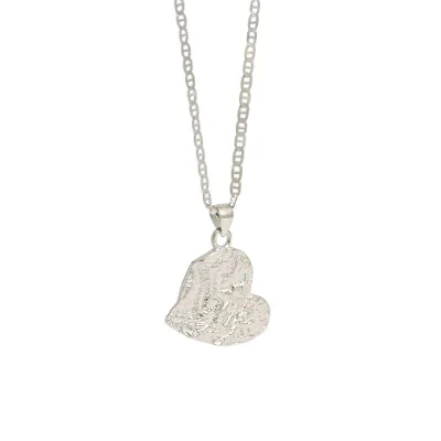 

Tonglin wholesale Korean necklace loving heart The pig nose chain S925 sterling silver pendant necklace for ladies, Silver color