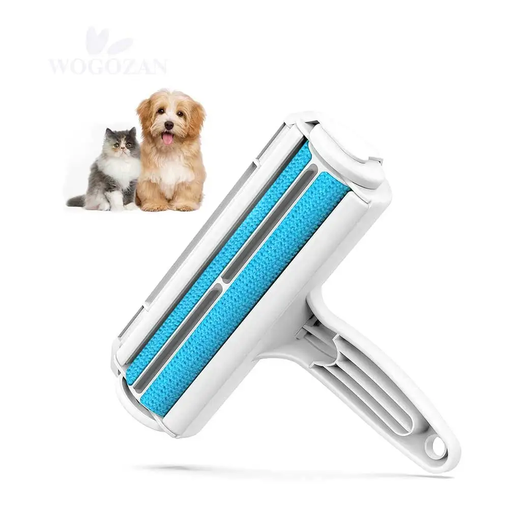 

Amazon Reusable Dog Fur Remover Brush Self-Cleaning Furniture Couch Clothes Bed Lint Remover Pet Hair Remover Roller Cleaner, 6 colors