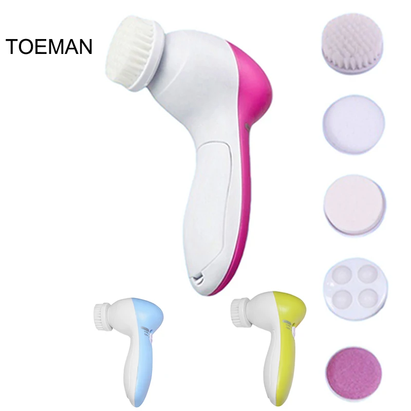 

2021 New Technology Skin Care Products Spa Silicone Face Cleaning Brush Sonic Facial Cleansing Face Brush, Blue,pink,green
