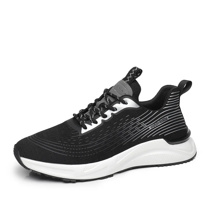 

Fall New Sports Increased Cushioning Running Shoes Fashionable Breathable Low-top Men's Trendy Shoes Sneakers