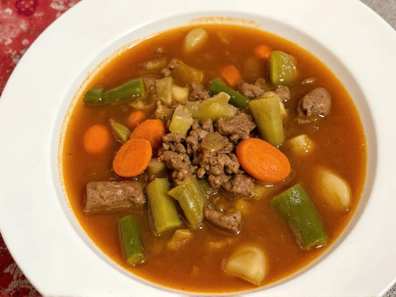 Perfect Vegetable Beef Soup Recipe - Ready in 2 Hours