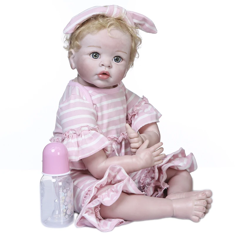 Npk 55cm New Design Pinky Baby Girl Very Realistic Hand Detailed Painting Collectible Reborn Bebe Doll Hand Rooted Hair Buy Vinyl Doll Reborn Baby Doll Silicone Doll Product On Alibaba Com