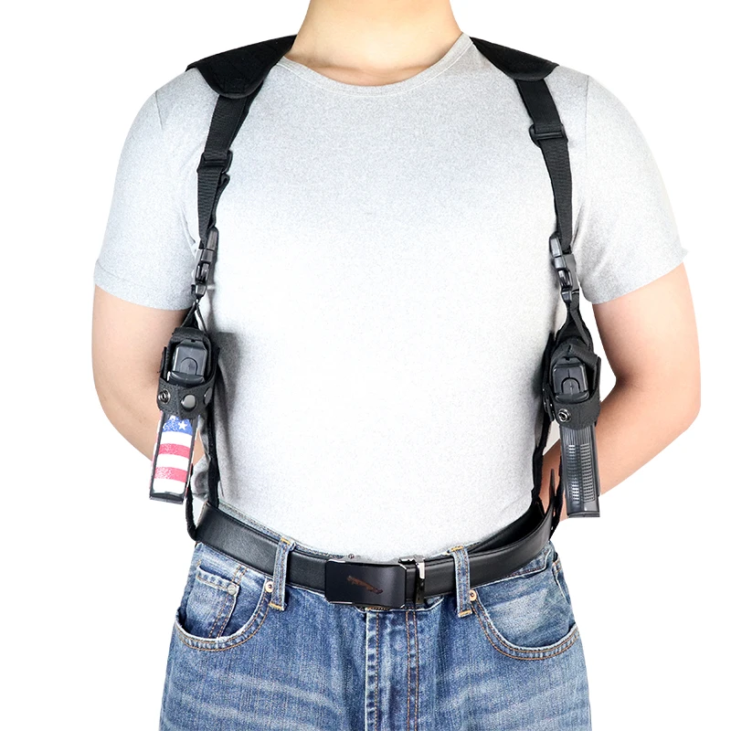 

Tactical Pistol Concealed Carry Underarm Shoulder Gun Holster, Black