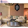 DG Custom made villas and clubhouse luxury modern furniture gold center coffee table