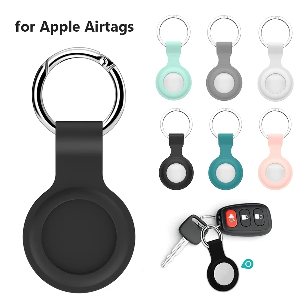 

Protection Cover For AirTags Protective Case Sleeve Anti-scratch Anti-lost Protector Silicone Shell For Air Tags Locator Tracker