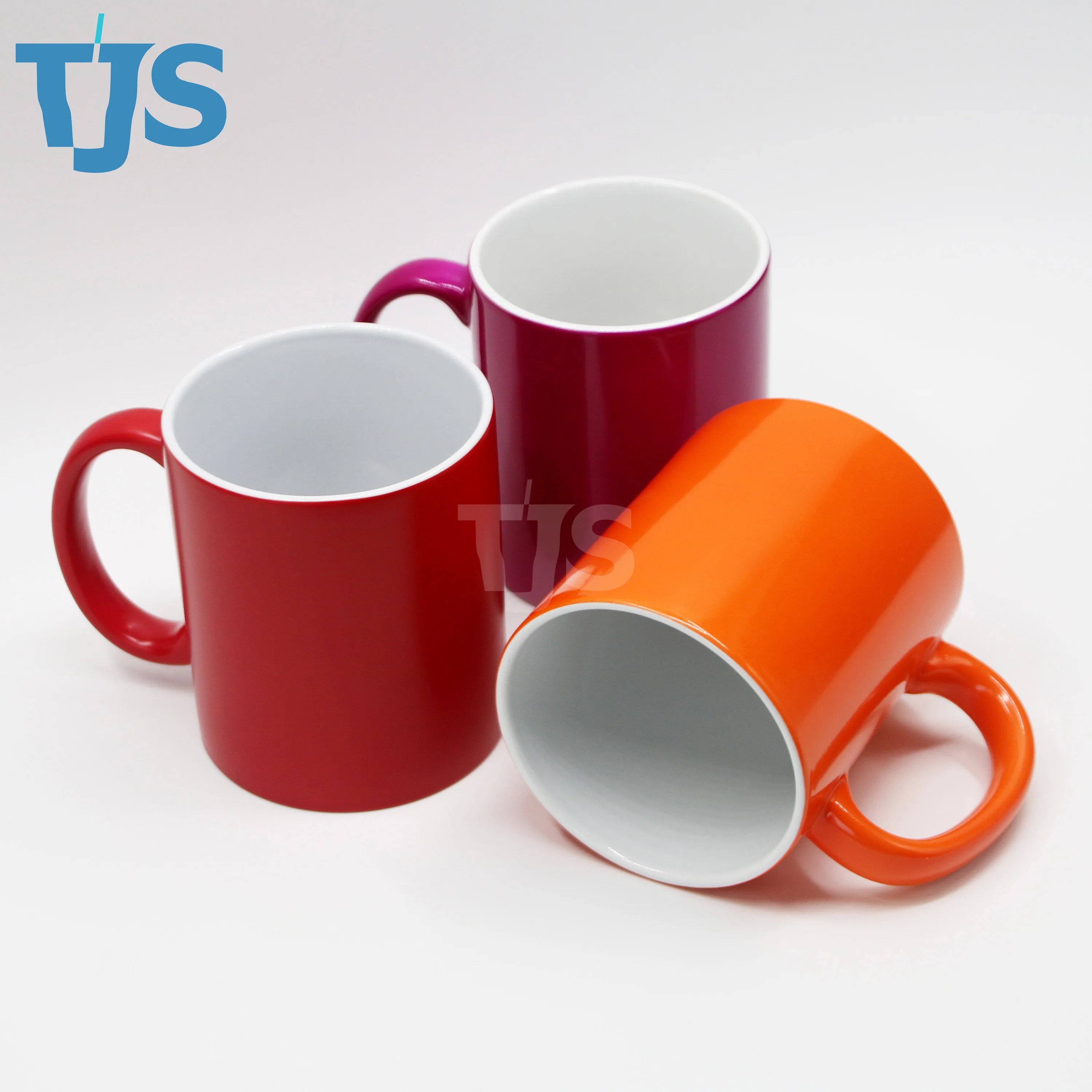 

11oz magic blanks sublimation tumbler Mug Ceramic Cup ready to ship Coffee Mugs, White
