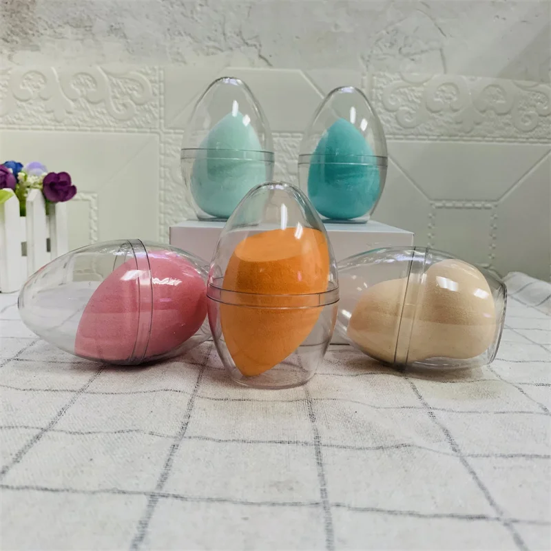 

fast delivery high quality powder puff water drop side cut makeup sponge puff, As the picture