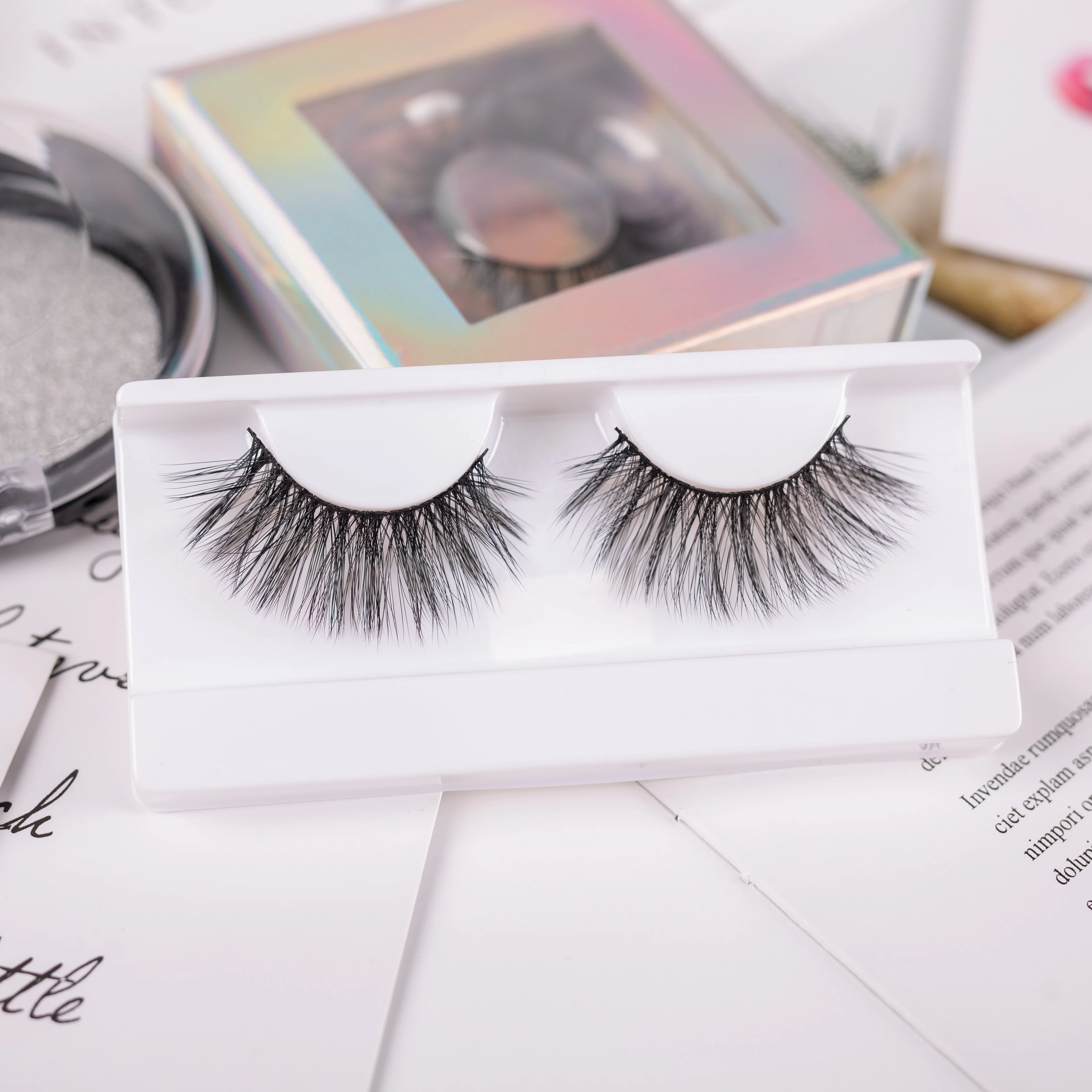 

Full Strip Lashes False Eyelashes 2021 New Arrivals Wholesale Best Sellers High Quality Silk Fur Hand Made 3D Effect Top Qulity