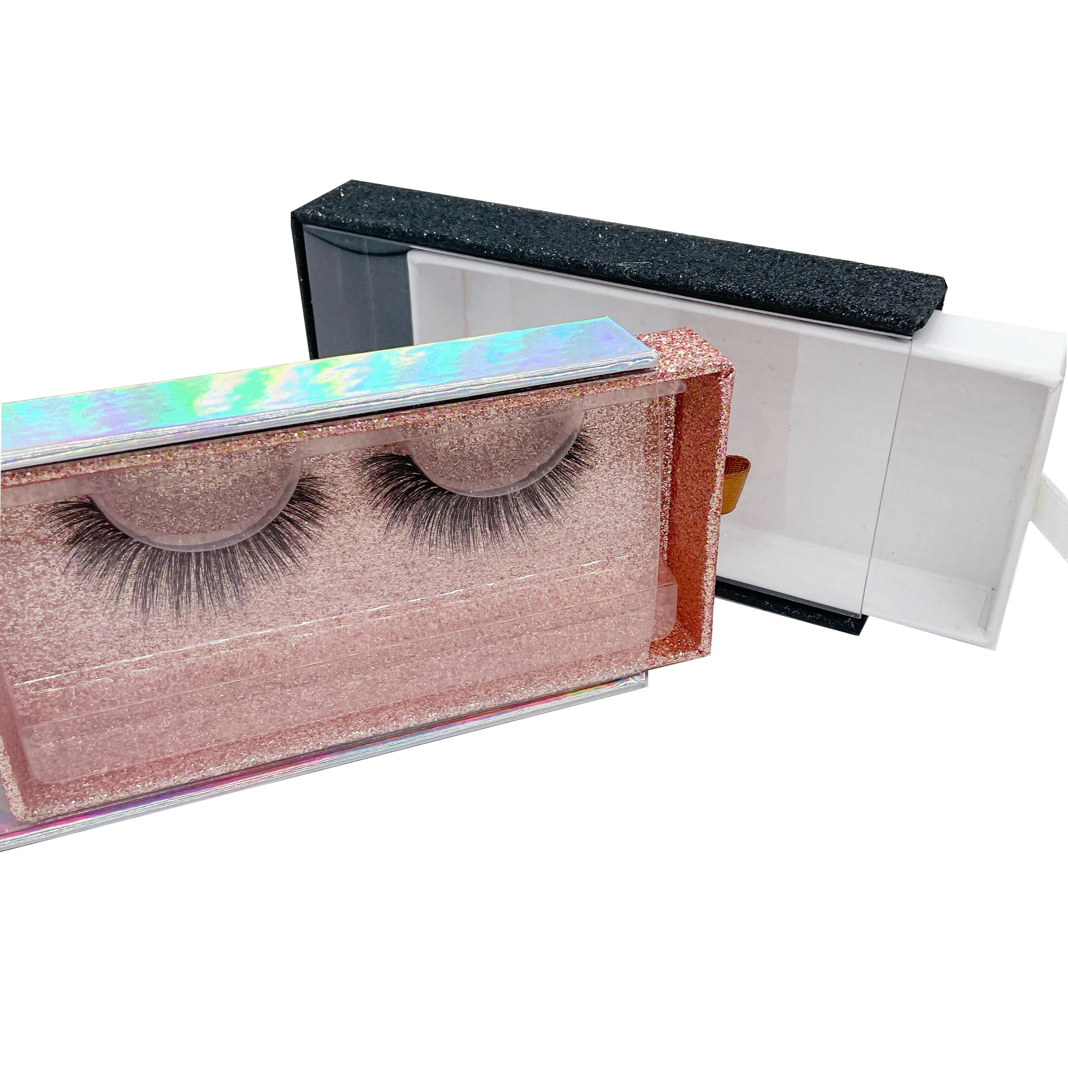 

short mink lahes 3d mink eyelashes eyelash vendor private label eyelash box, Black color