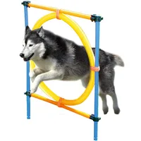 

Pet training equipment dog agility training set dog jump hurdle bar Dog play run jump game obedience set