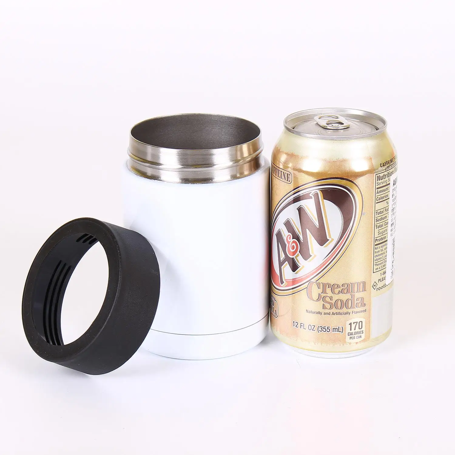 

M285 12 Oz Sublimation Beverage Short Cans Cooler Stainless Steel Tumbler Insulated Double Wall Vacuum Beer Holder Can Cooler, 15